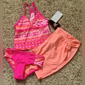 Zeroxposur 3 piece tankini